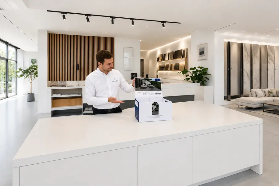 Musterkoffer für Bodenbeläge