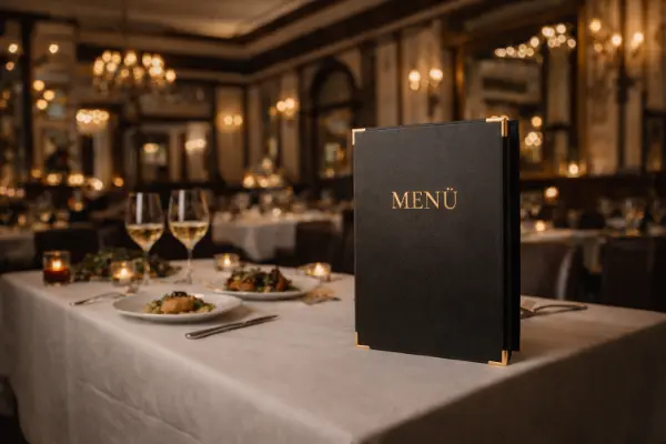 Speisekartenmappen für Restaurants & Hotels