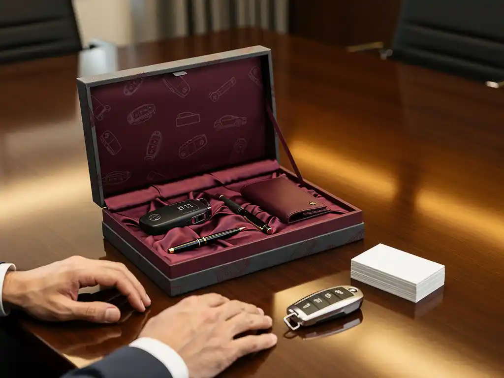 Wie unterscheiden sich Entscheidungsprozesse für Kundengeschenke bei Autohäusern und Herstellern?