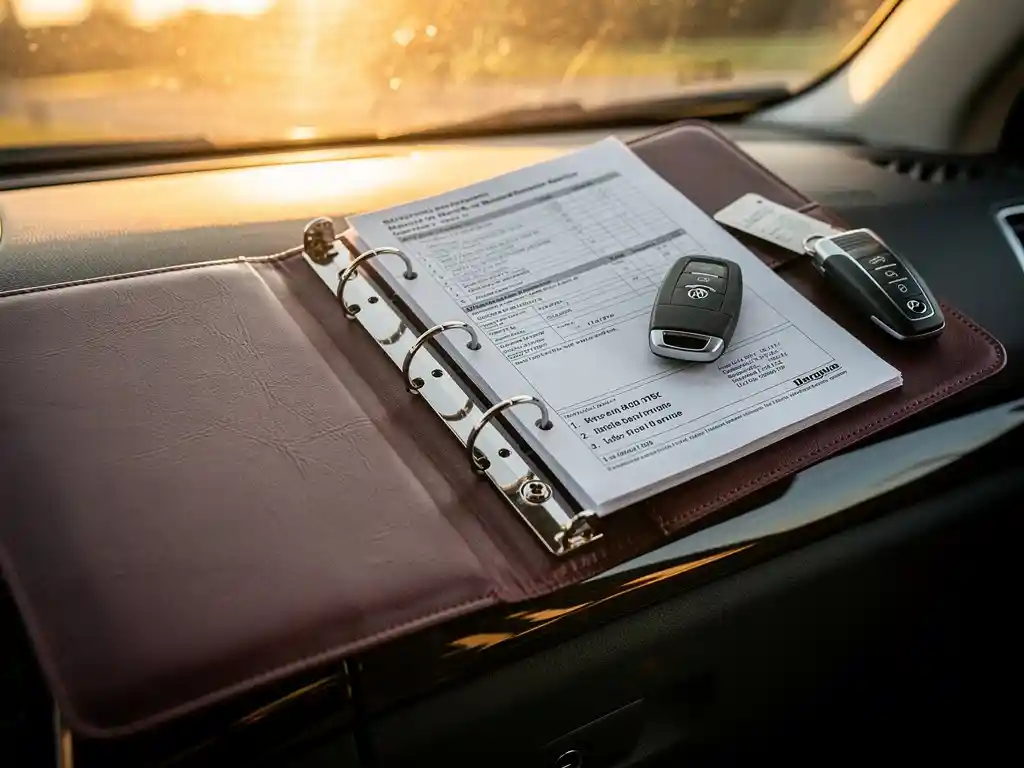 Wie helfen Ringbücher und Ordner beim Wiederverkaufswert eines Autos?