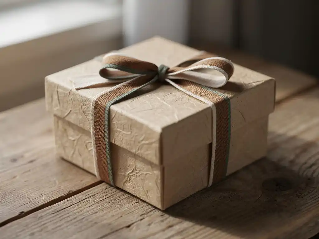 Wie gestaltet man eine Geschenkbox so, dass sie nicht als Werbung wahrgenommen wird?