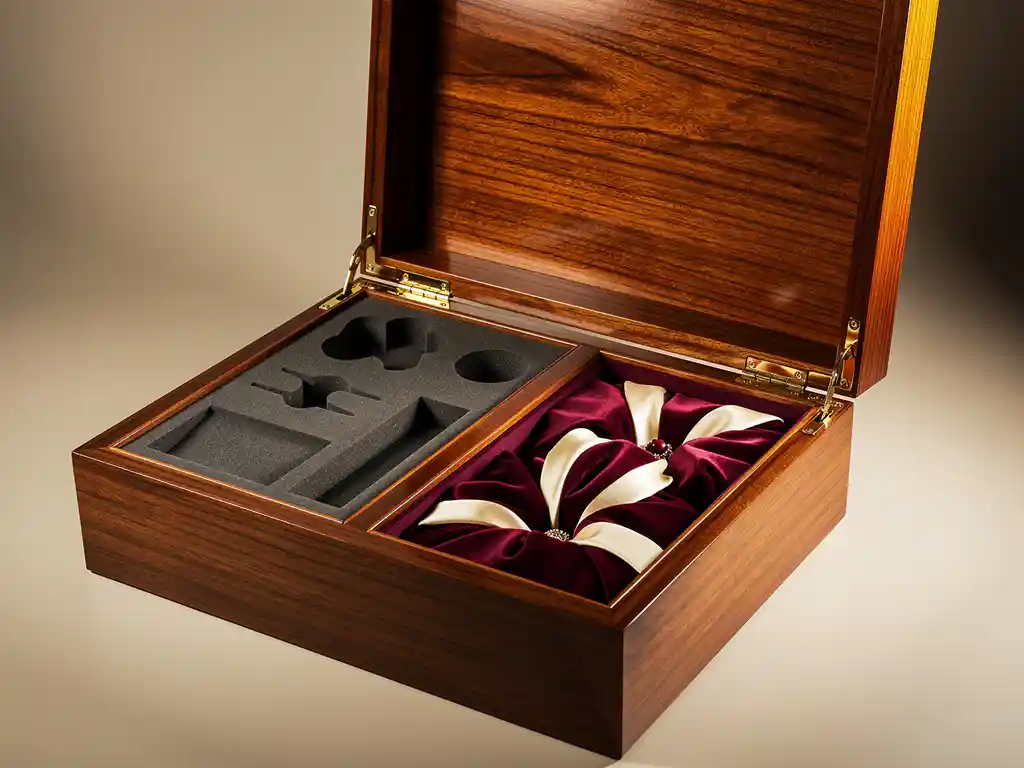 Was ist der Unterschied zwischen festem Inlay und flexiblem Füllmaterial bei Geschenkboxen?