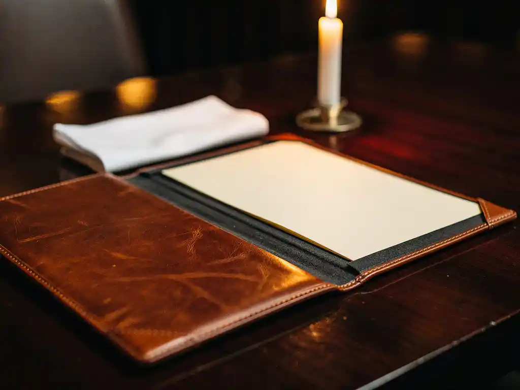 Wie gestaltet man Speisekartenmappen für die Gastronomie professionell?