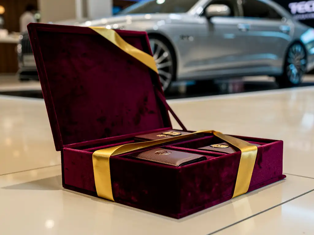Was ist der psychologische Effekt eines unerwarteten Kundengeschenks beim Autokauf?