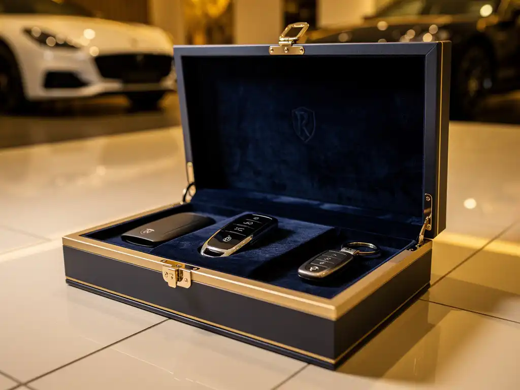 Was kostet eine individuelle Geschenkbox zur Fahrzeugübergabe?
