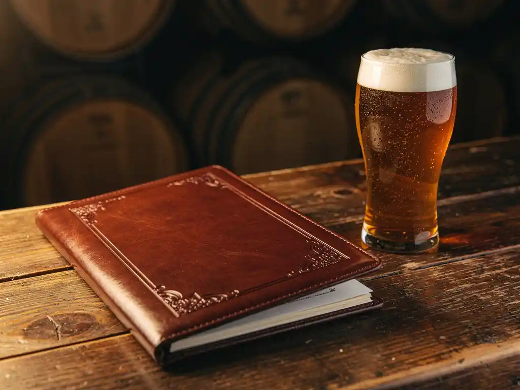 Kann sich eine kleine Privatbrauerei eigene Speisekartenmappen leisten?