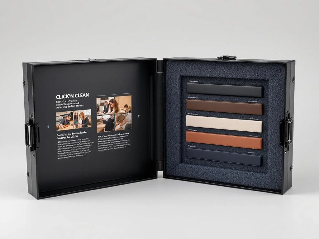 Sind Kunstleder oder Buchleinen bei Musterkoffern haltbarer?