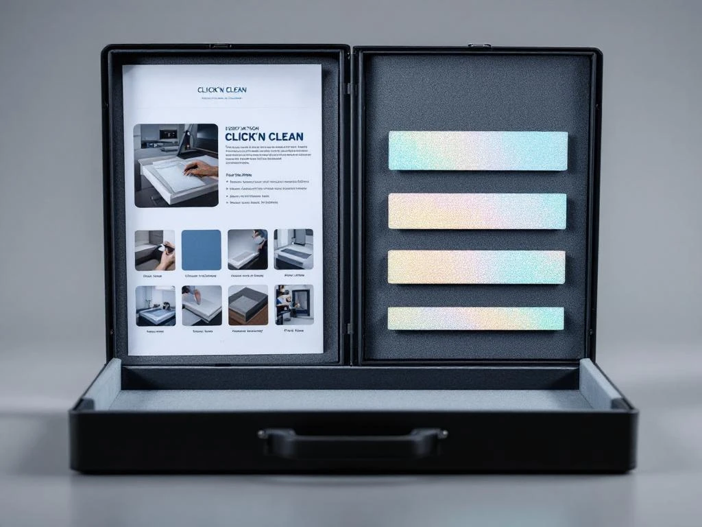 Können Hologramme auf Musterkoffer aufgebracht werden?