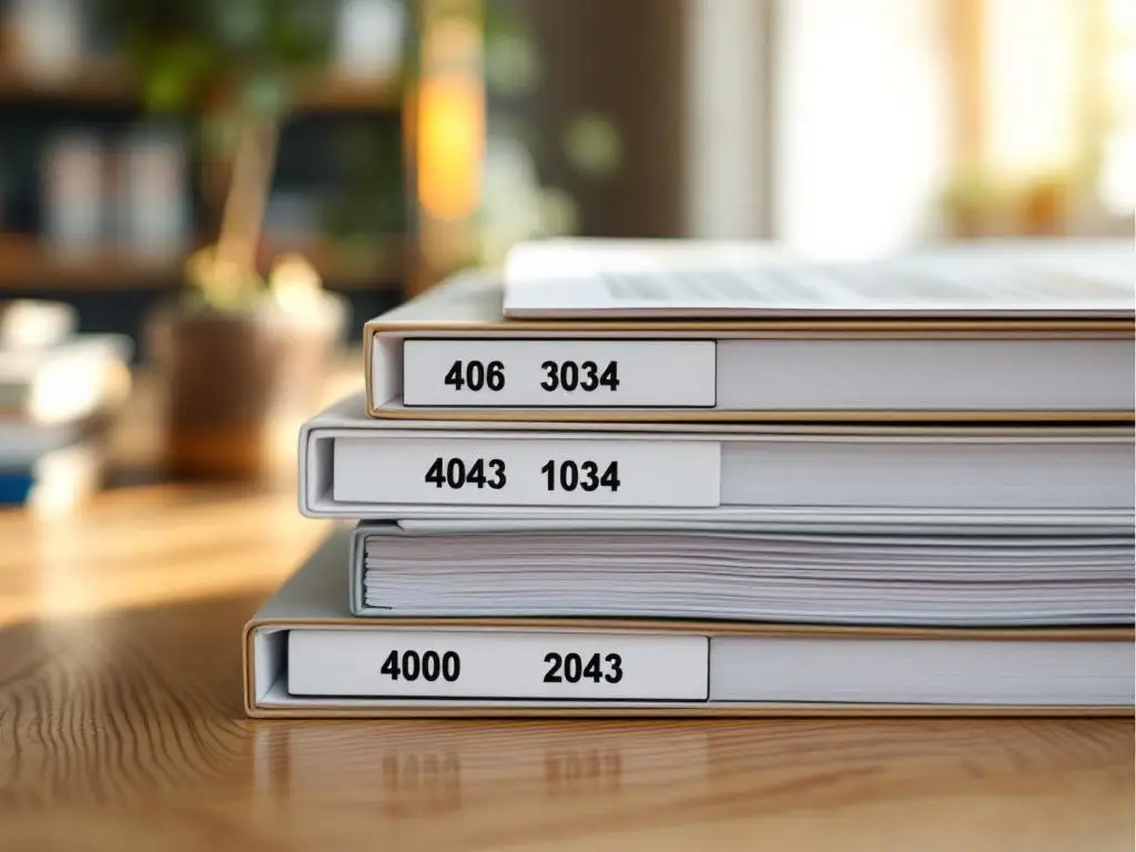 Können Versicherungsordner mit Nummerierungssystem bestellt werden?