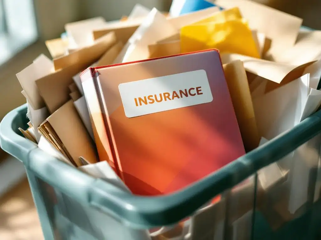 Sind individuell gestaltete Versicherungsordner recyclebar?